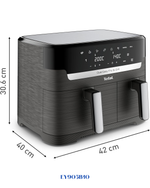 TEFAL DUAL EASY FRY & GRILL AIR FRYER 8.3 L