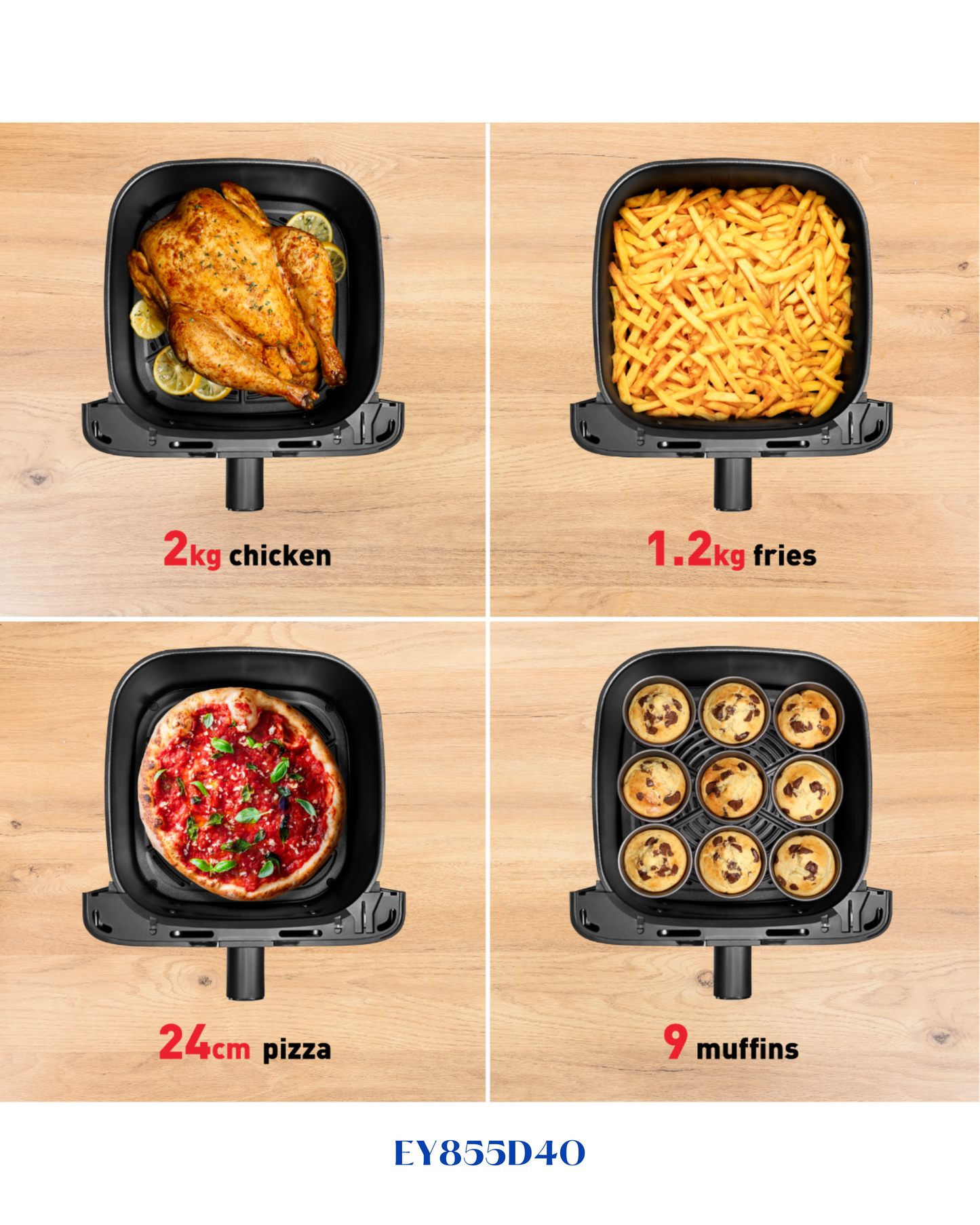 TEFAL EASY FRY MEGA AIR FRYER - STAINLESS STEEL, 7.5L