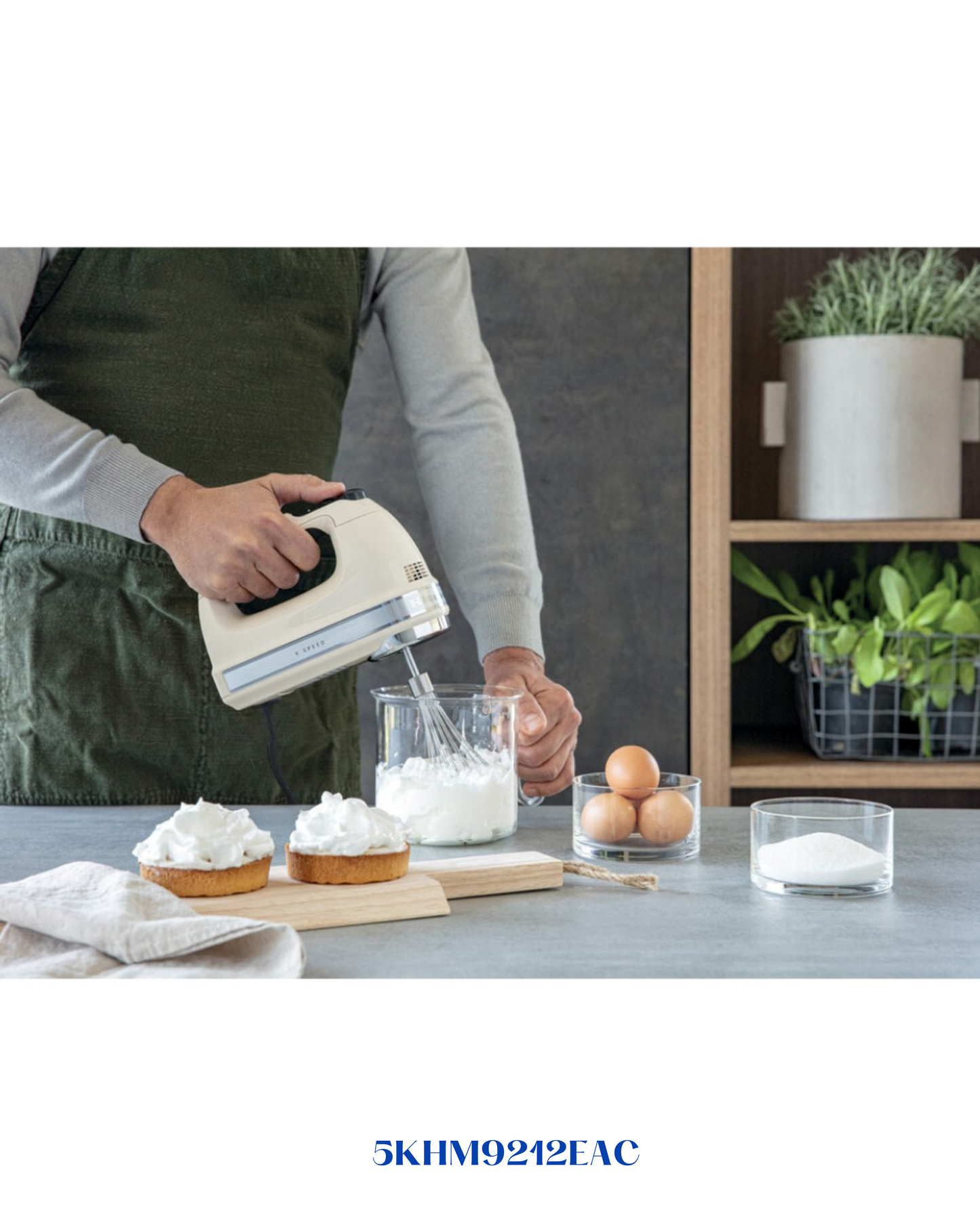 KITCHENAID 9-SPEED HAND MIXER CREAMY