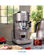 DELONGHI DEDICA METALLICS ESPRESSO MACHINE – BROWN