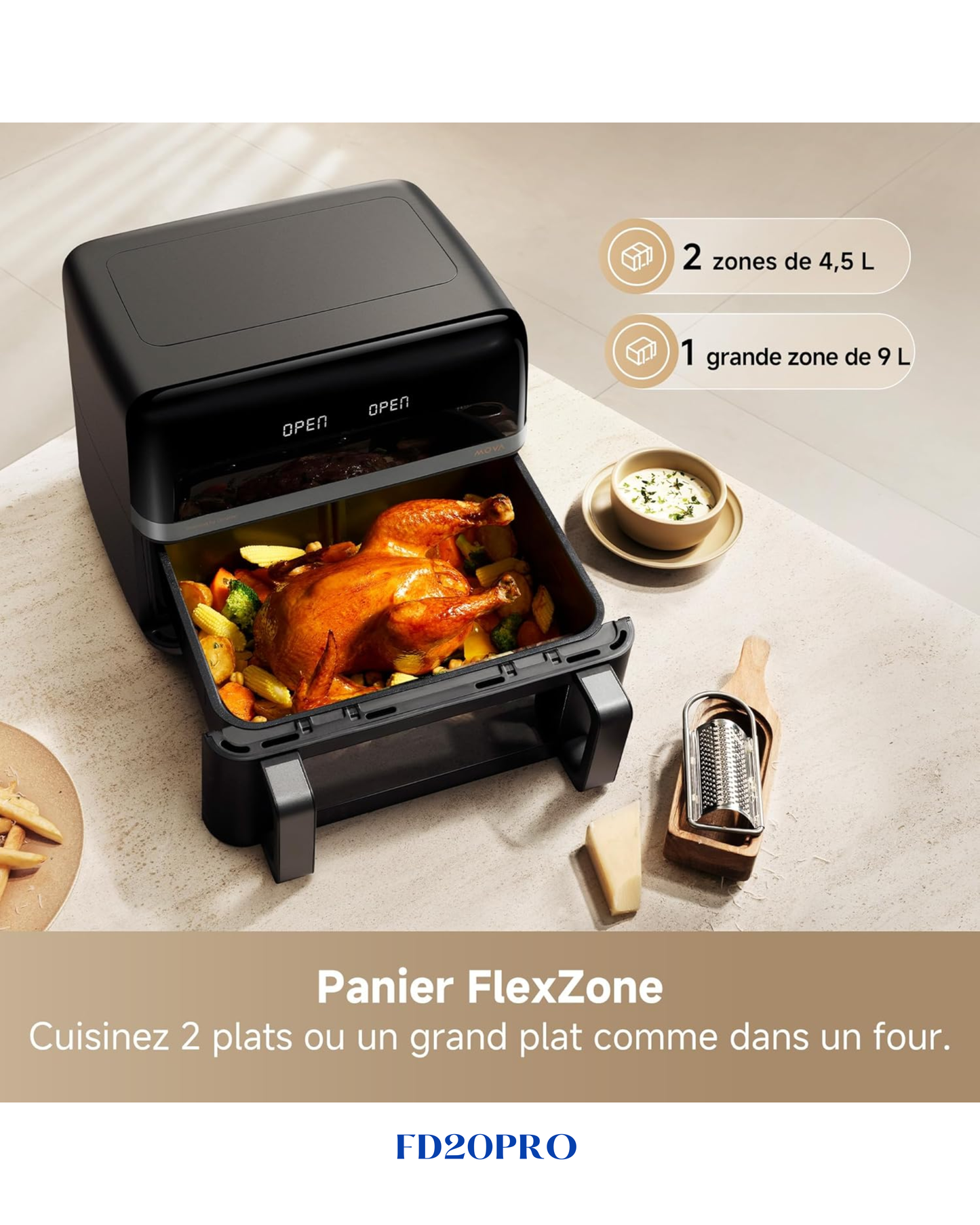 MOVA AEROCHEF™ FD20 PRO AIR FRYER