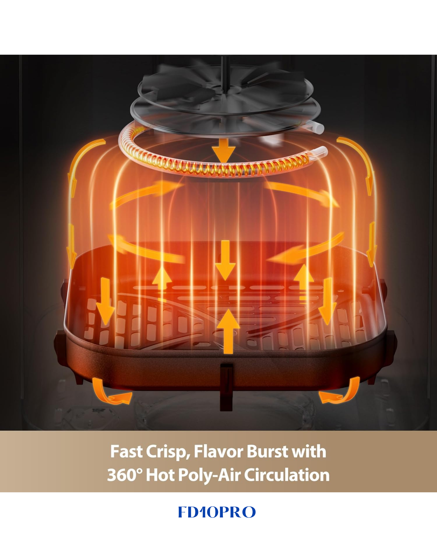 MOVA FD10 PRO AIR FRYER 1700W 6.5L