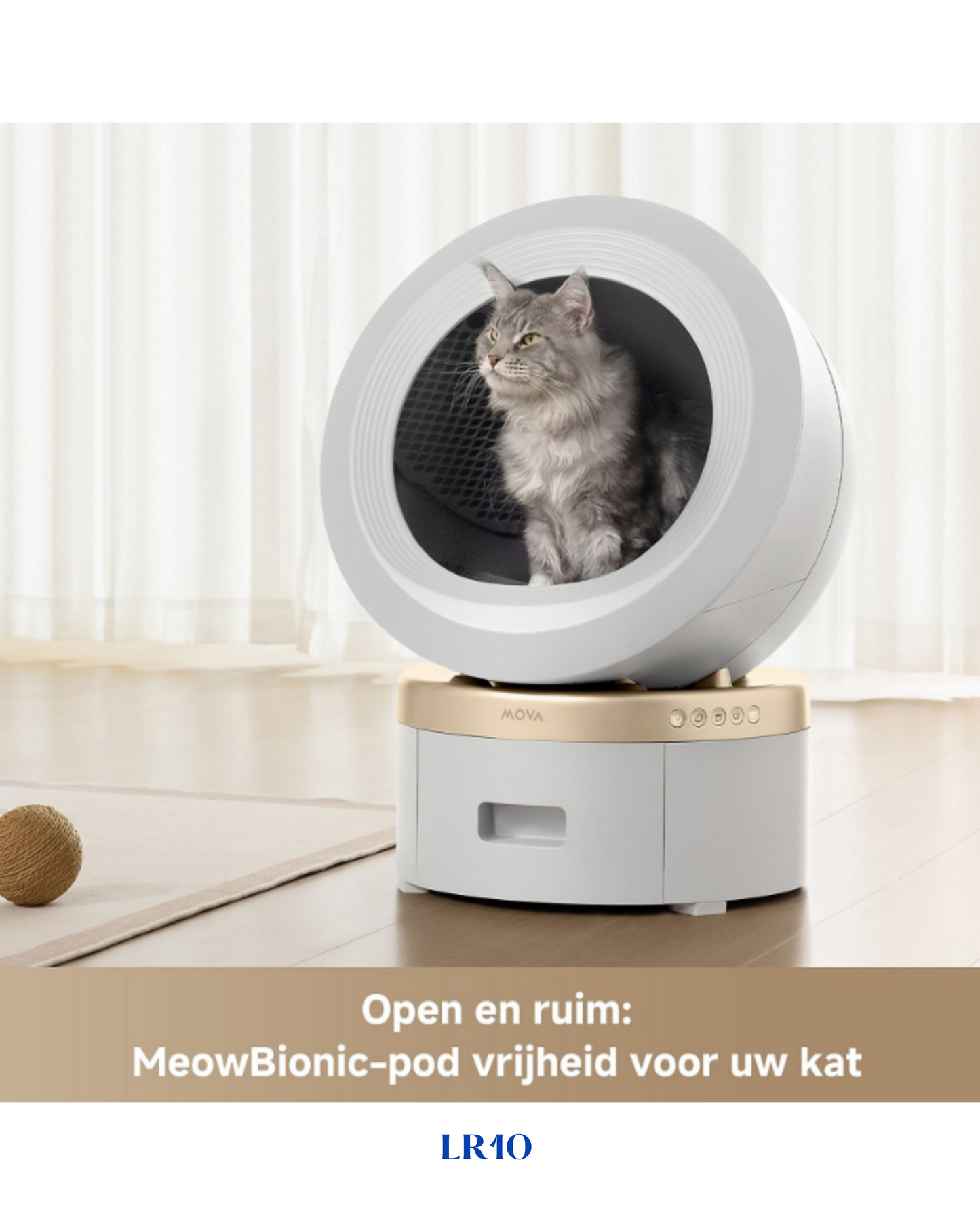 MOVA MEOWGICPOD LR10 PRIME ROBOT VACUUM CLEANER