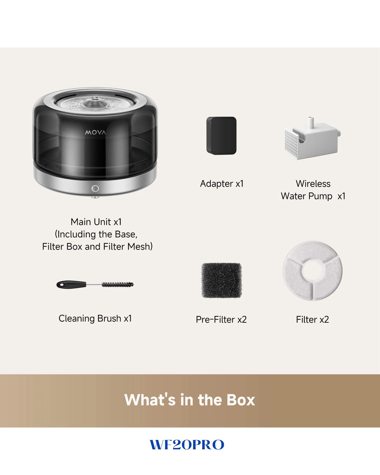 MOVA WF20 PRO PET WATER FOUNTAIN