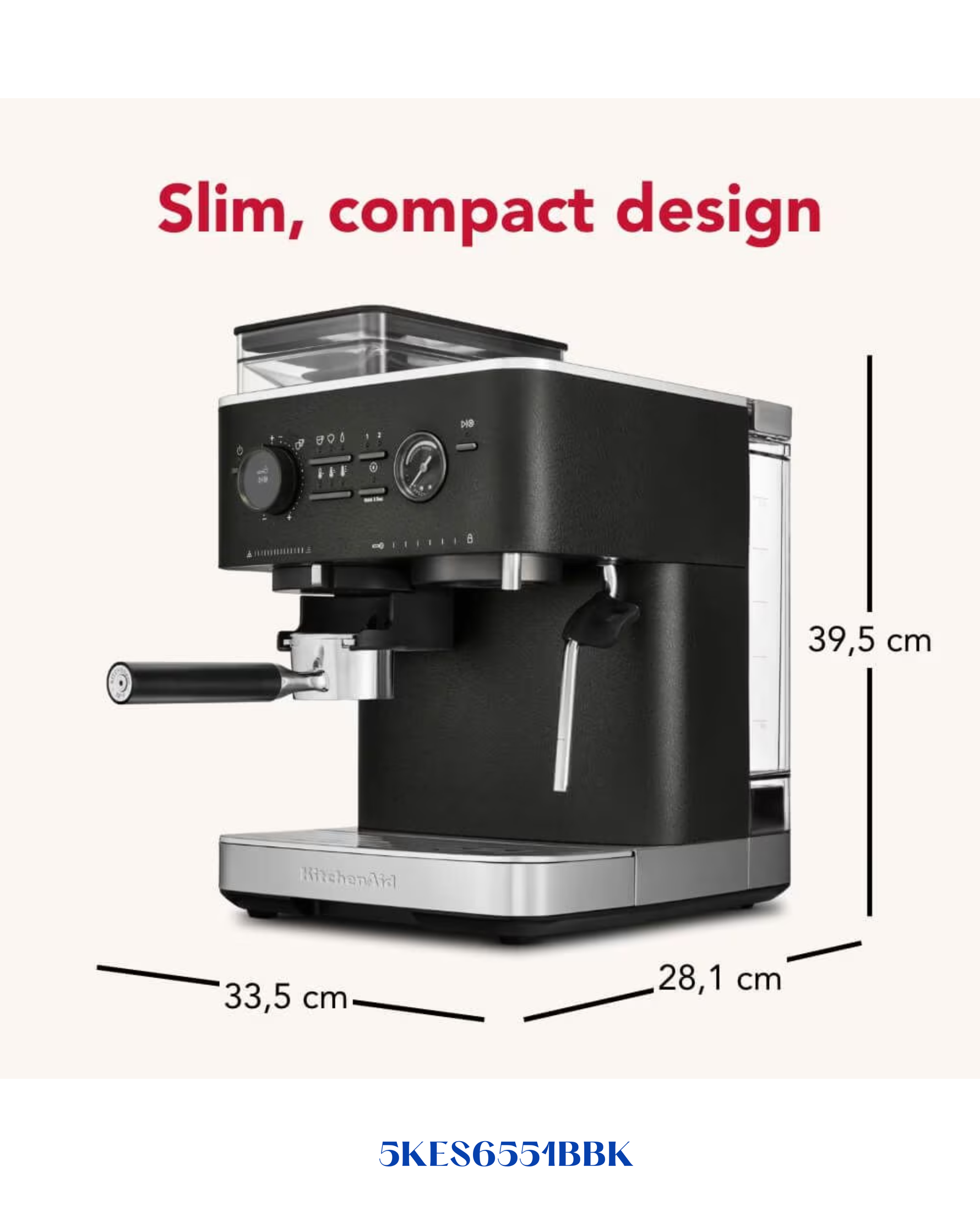 KITCHENAID SEMI AUTOMATIC ESPRESSO MACHINE