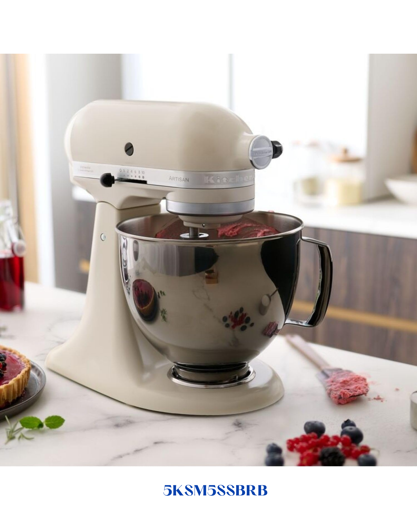وعاء خلط ستانلس ستيل من KITCHENAID سعة 4.8 لتر