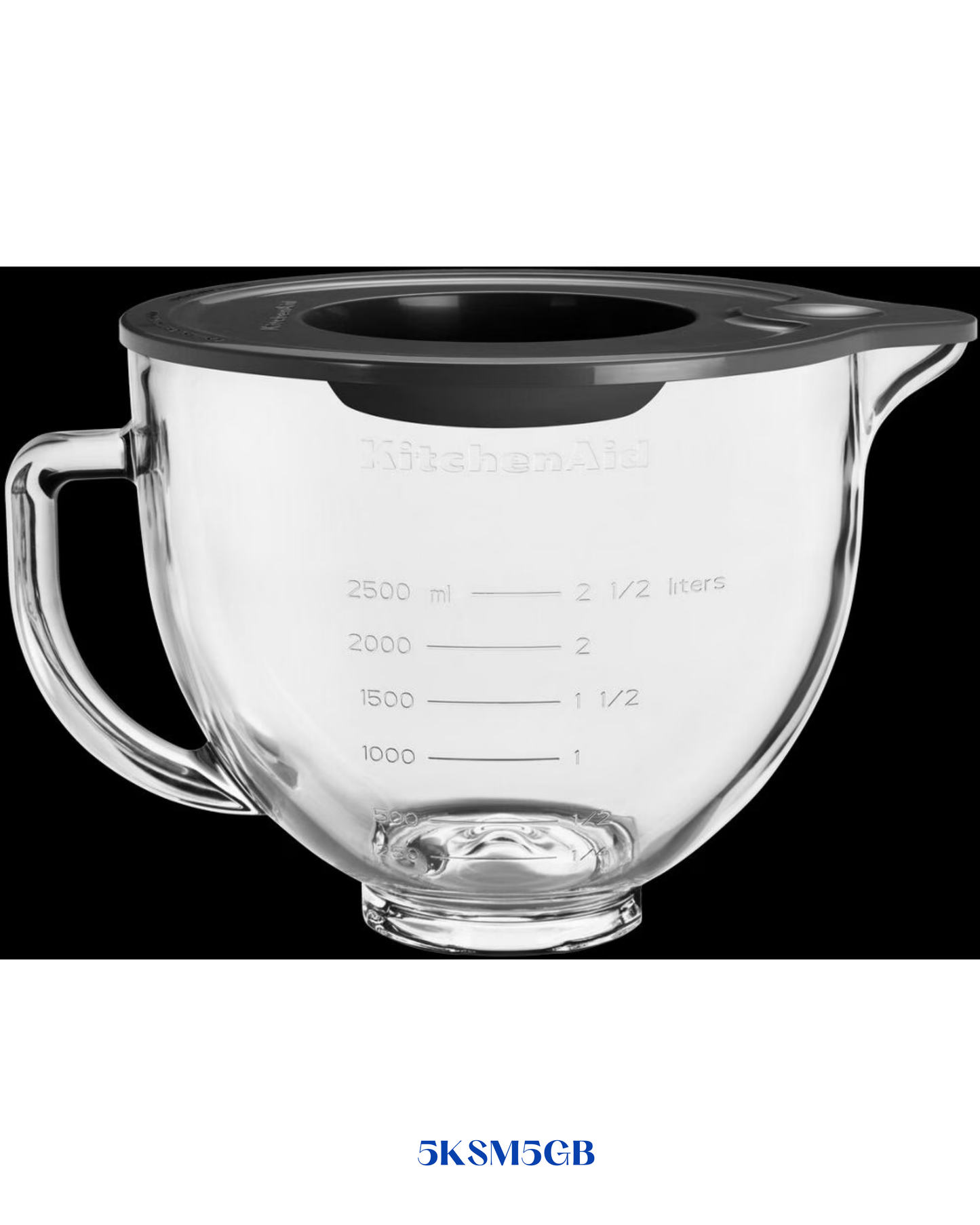 KITCHENAID GLASS MIXING BOWL 4.7 L