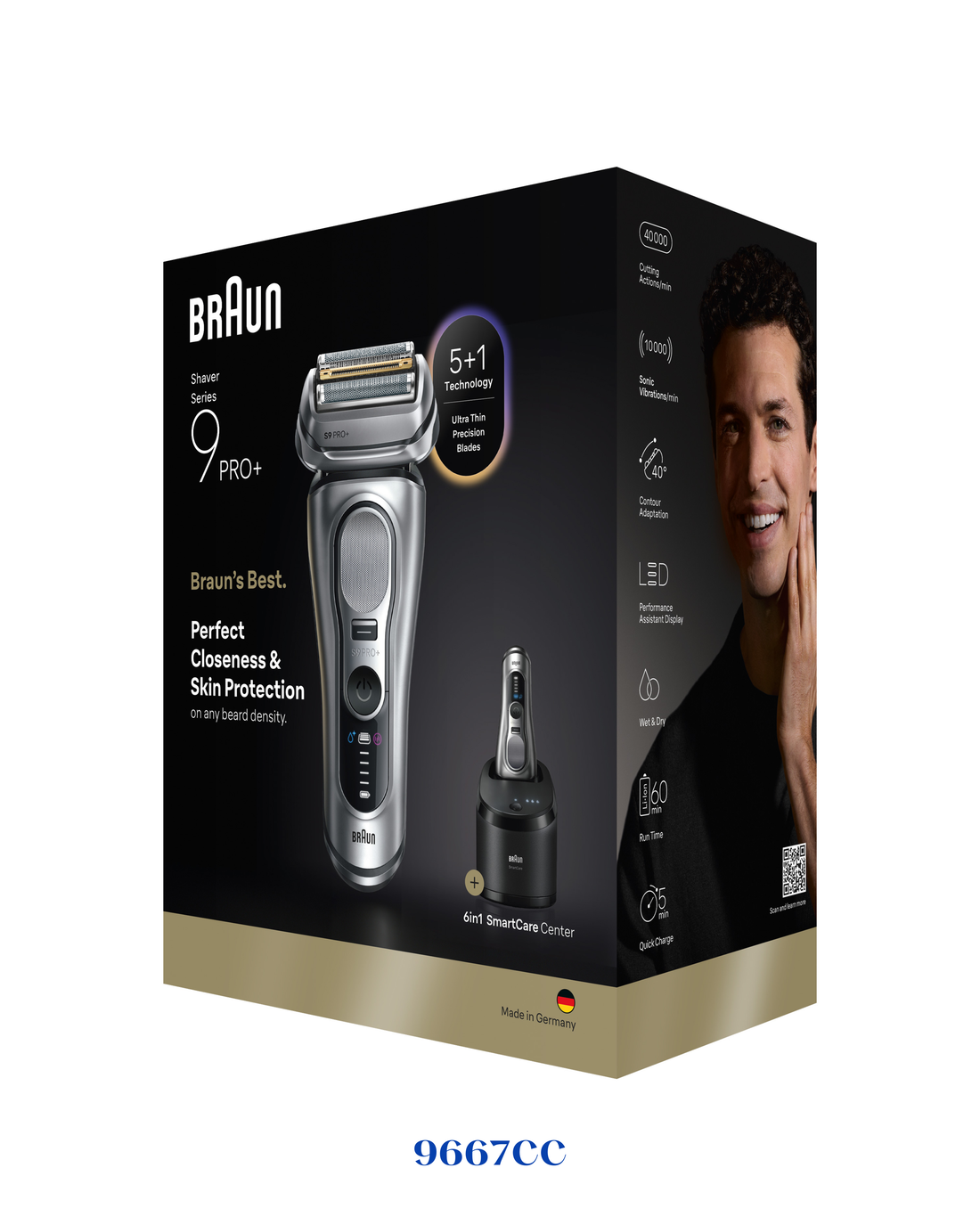 BRAUN ELECTRIC SHAVER SERIES 9 PRO+