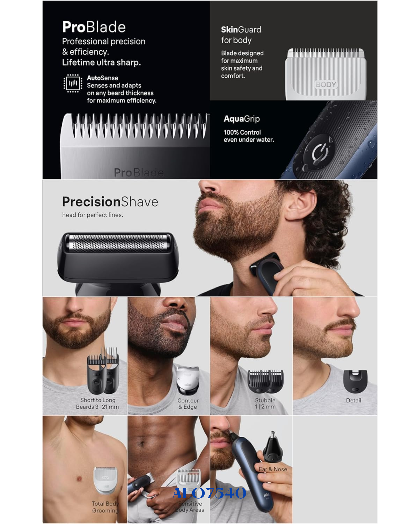 BRAUN SERIES 7 ALL-IN-ONE 11-IN-1 GROOMING KIT