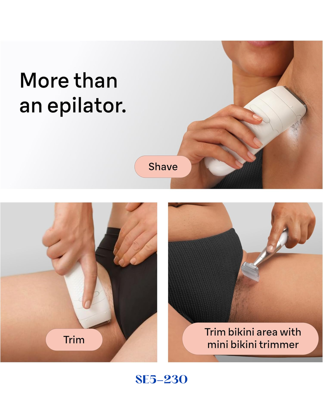BRAUN SILK-ÉPIL 5 EPILATOR, WET & DRY, LASTING SMOOTH SKIN