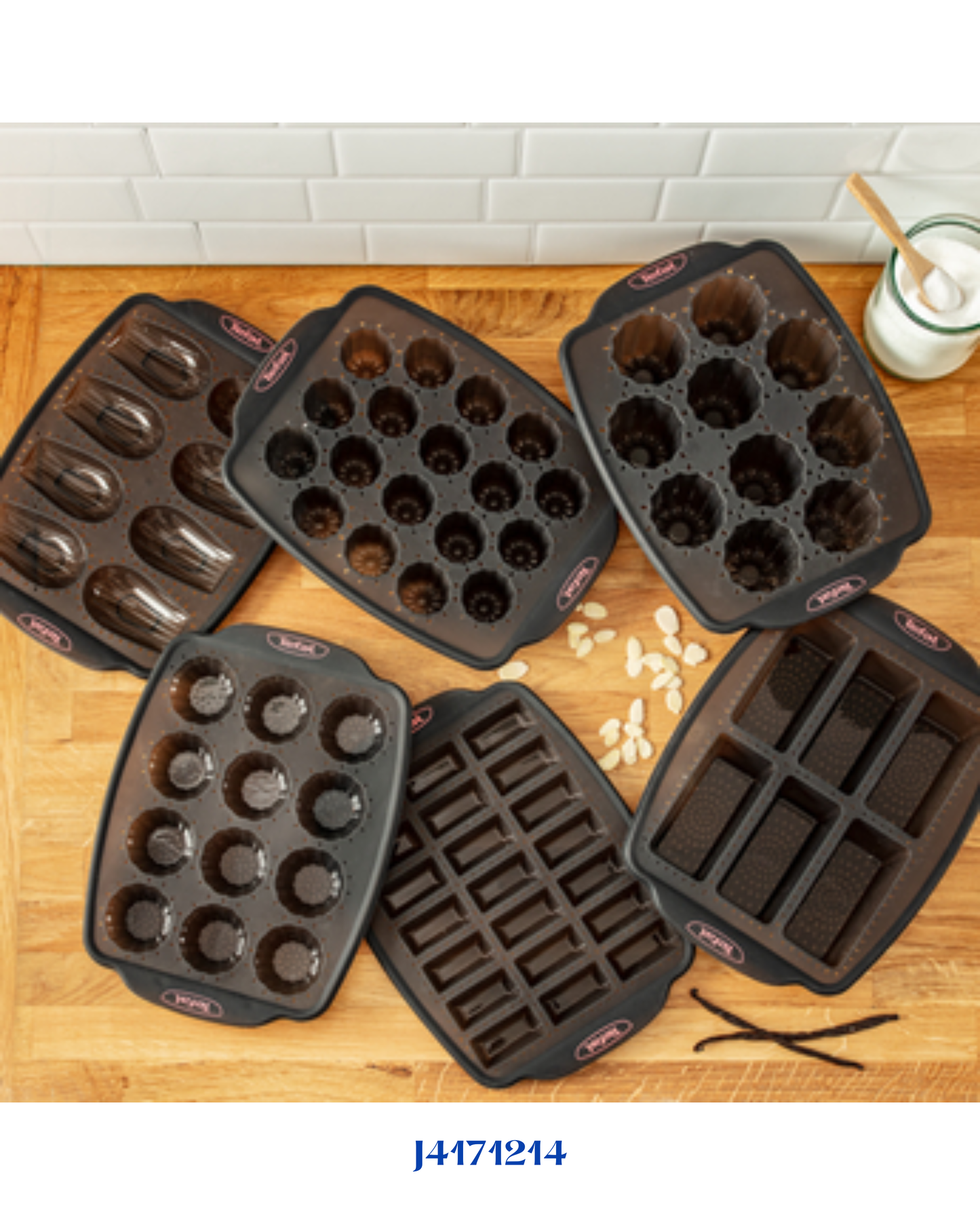 TEFAL CRISPYBAKE SILICONE 18 MINI-CANNELES 29X21 CM