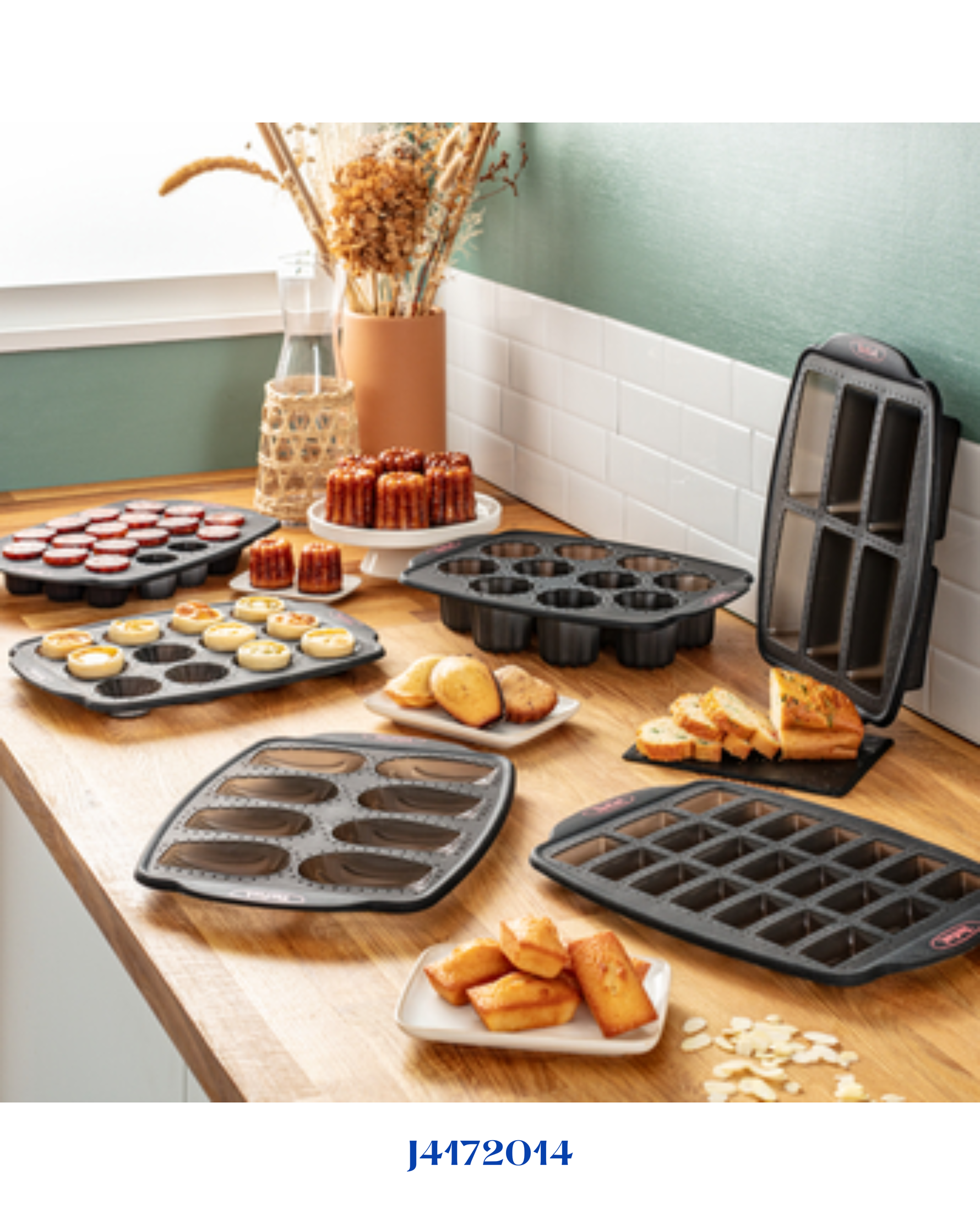 TEFAL CRISPYBAKE SILICONE 10 CANNELES 29X21CM
