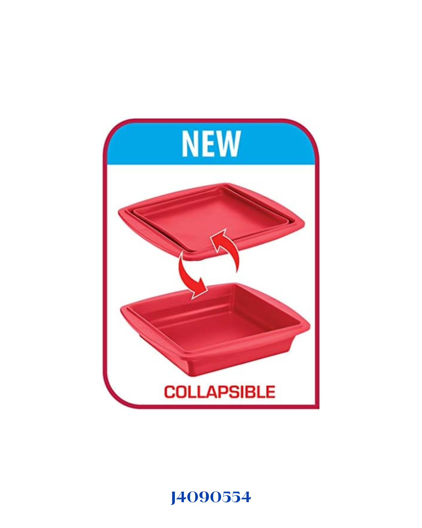 TEFAL PRO FLEX SQUARE CAKE MOULD 12 SLOTS 23CM