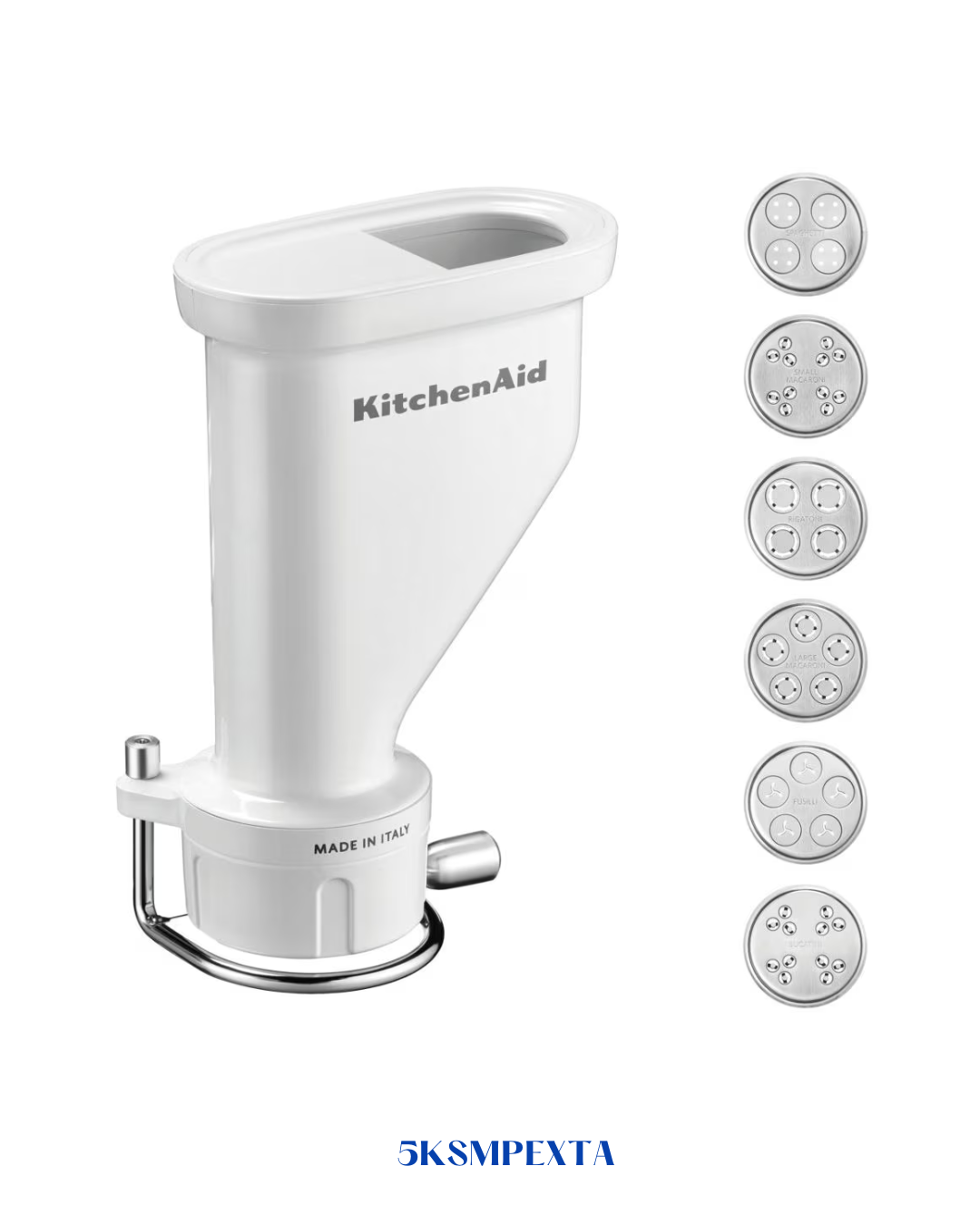 KITCHENAID PASTA PRESS - 6 SHAPES