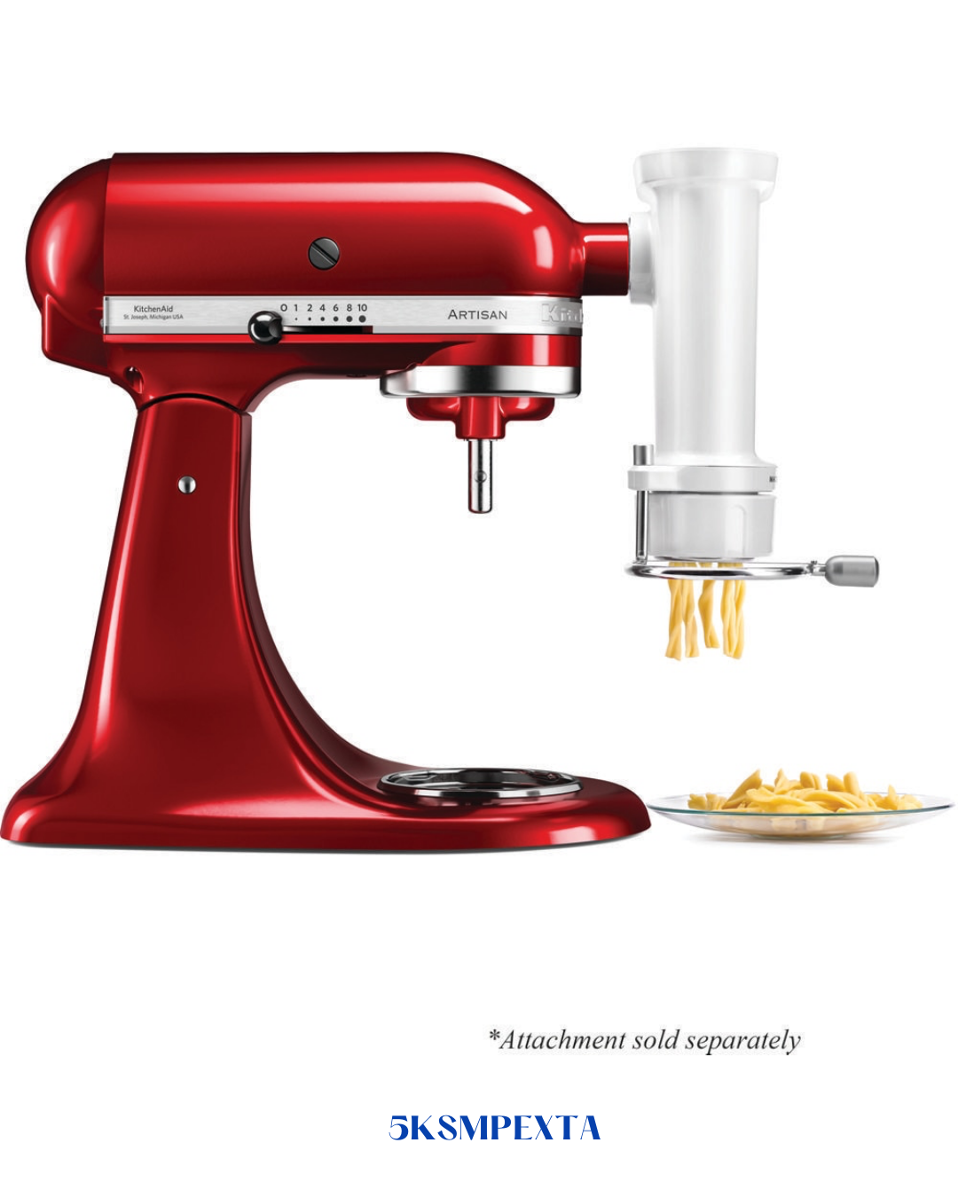 KITCHENAID GOURMET PASTA PRESS WITH SIX PLATES