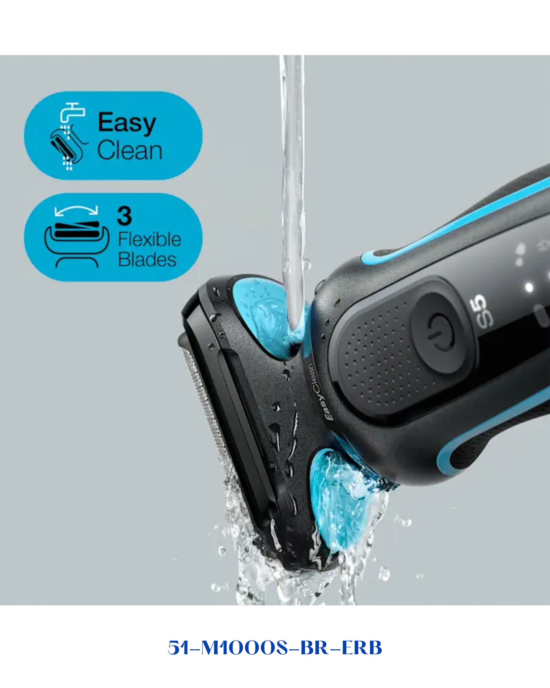 BRAUN SERIES 5 WET & DRY SHAVER 7W