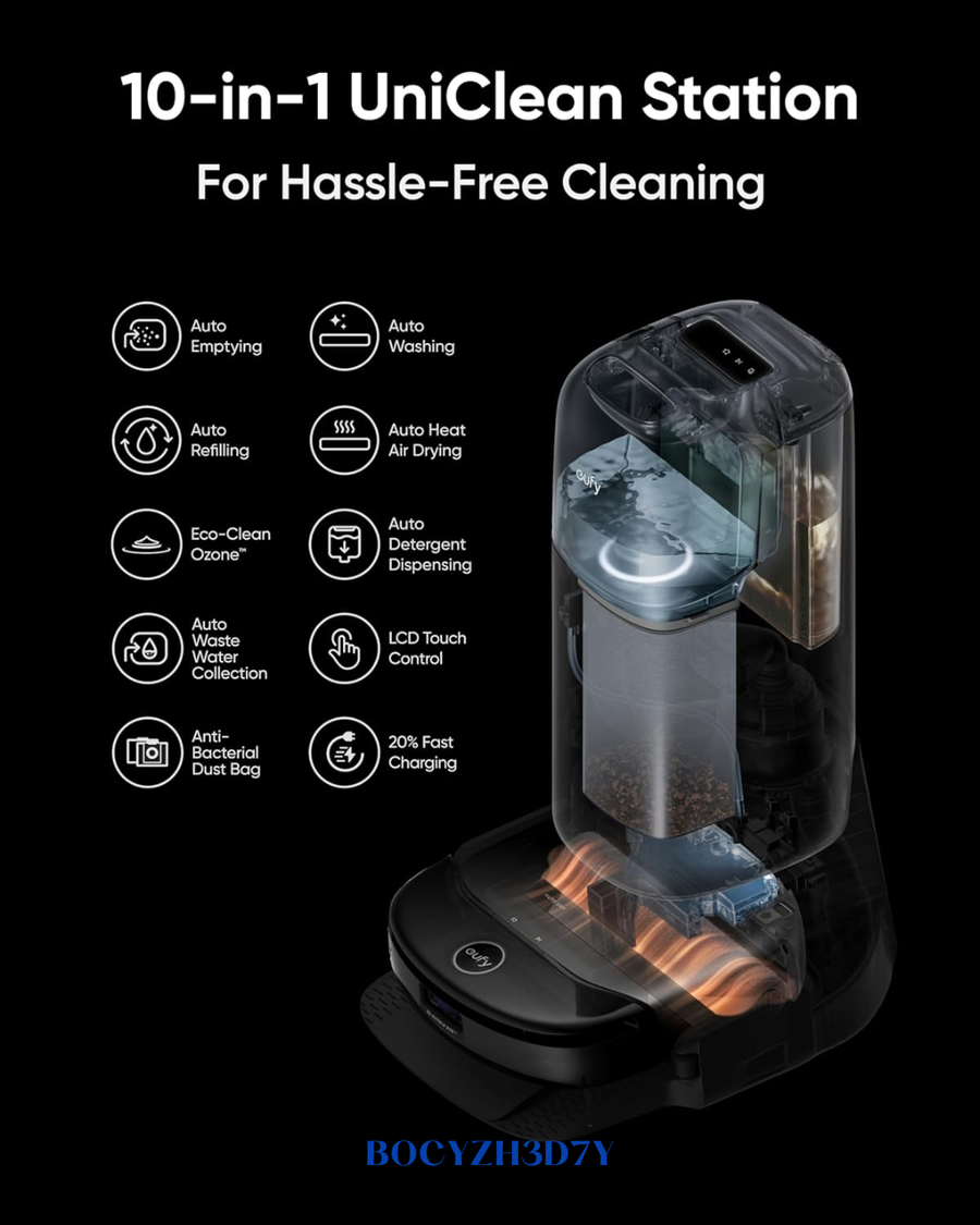 ANKER EUFY ROBOT VACUUM OMNI S1 PRO 8000PA