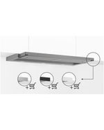 Bosch Series 4 Telescopic Cooker Hood 90 cm Silver