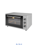 INSIDE ELECTRIC OVEN WITH GRILL, FAN & LIGHT-70L-2200W