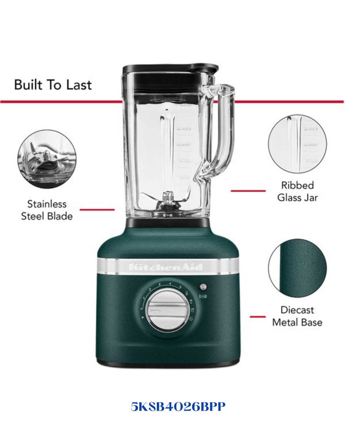 KITCHENAID ARTISAN 1.4L BLENDER K400