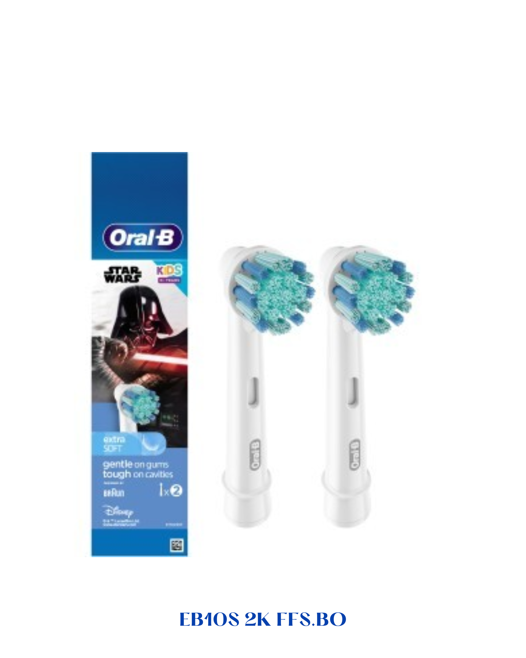 ORAL-B KIDS EB10S 2-PACK REPLACEMENT BRUSH HEADS