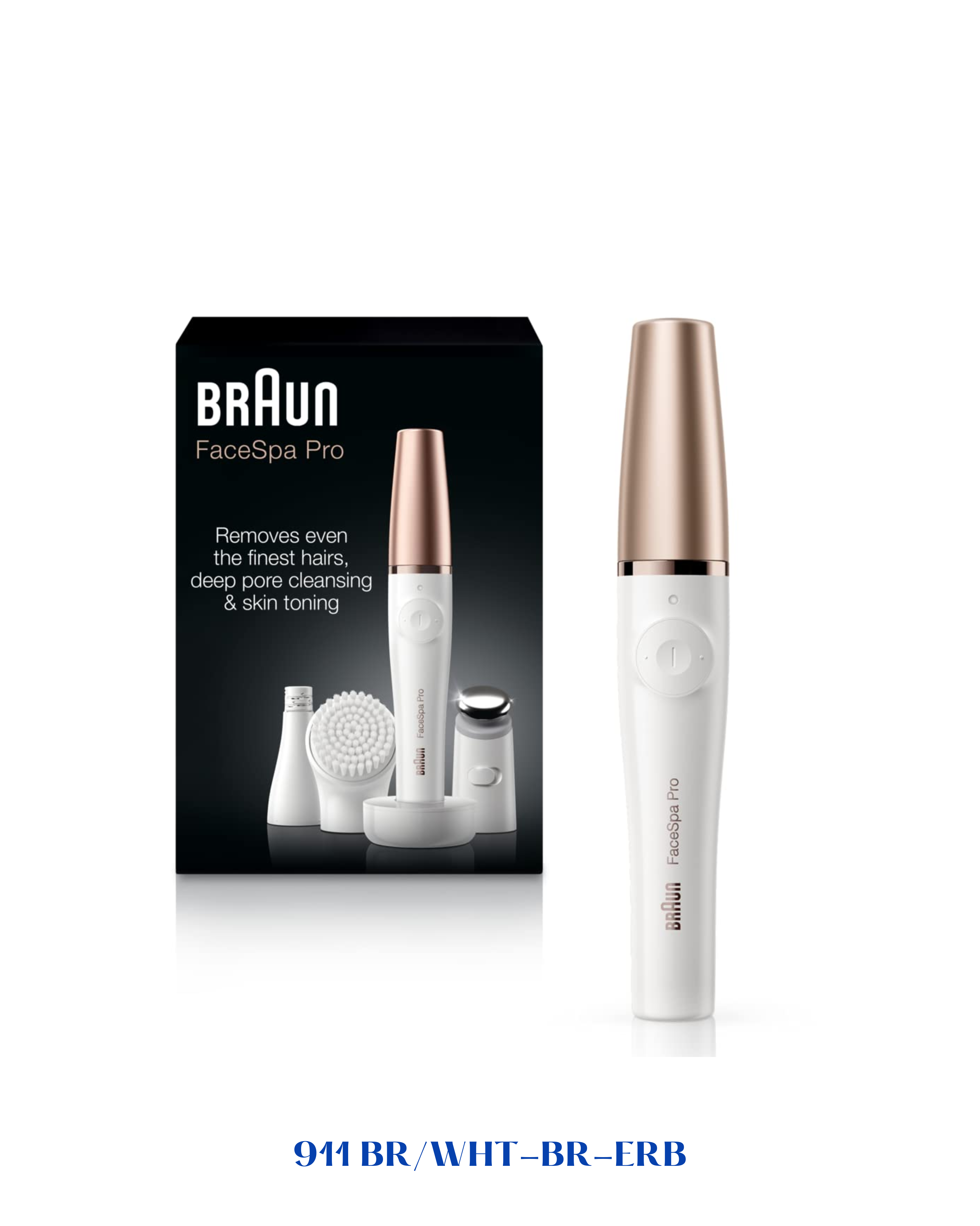 BRAUN FACESPA PRO 3-IN-1 FACIAL EPILATOR & CLEANSER