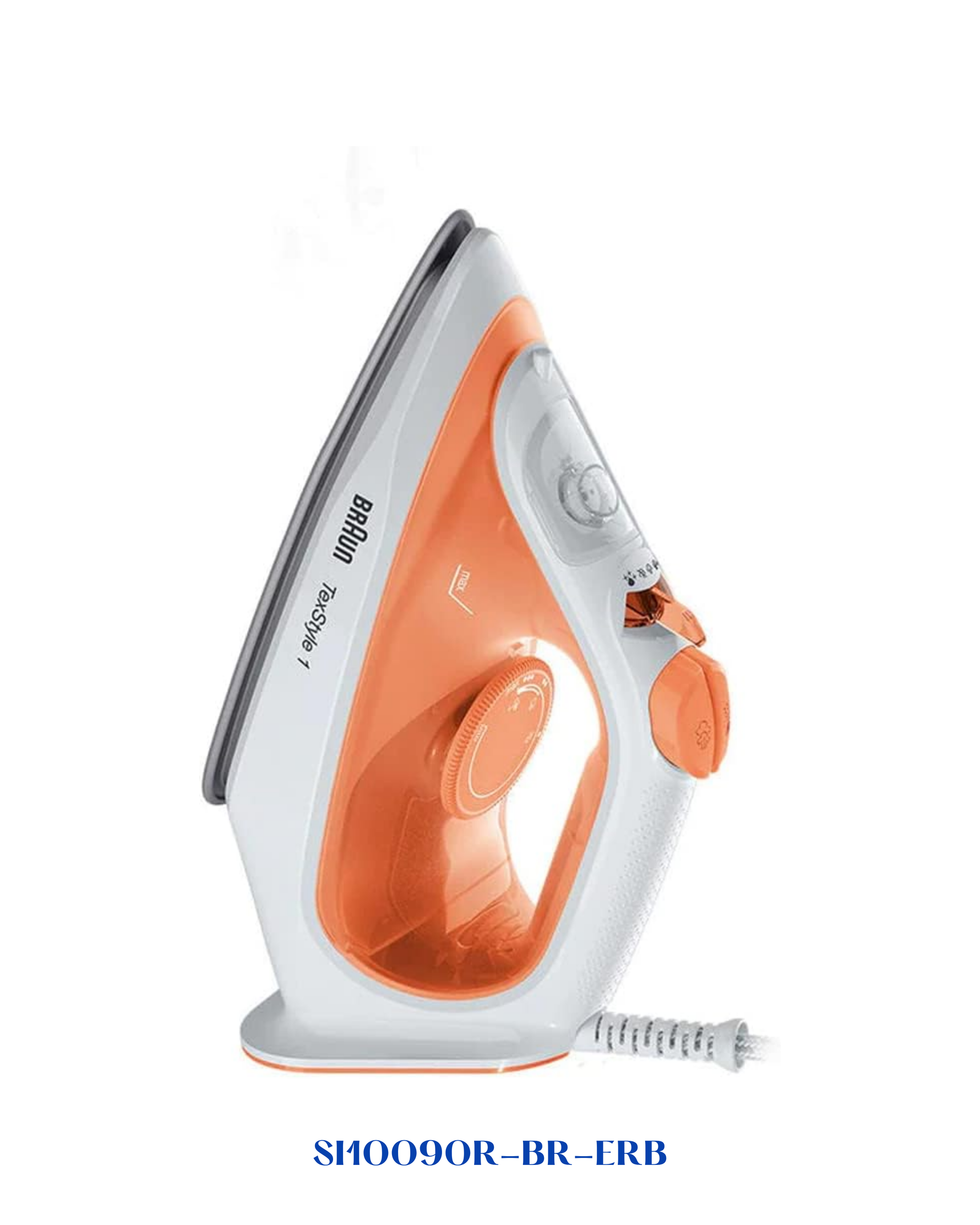 BRAUN TEXSTYLE 1 STEAM IRON NON-STICK SOLEPLATE 1900 W