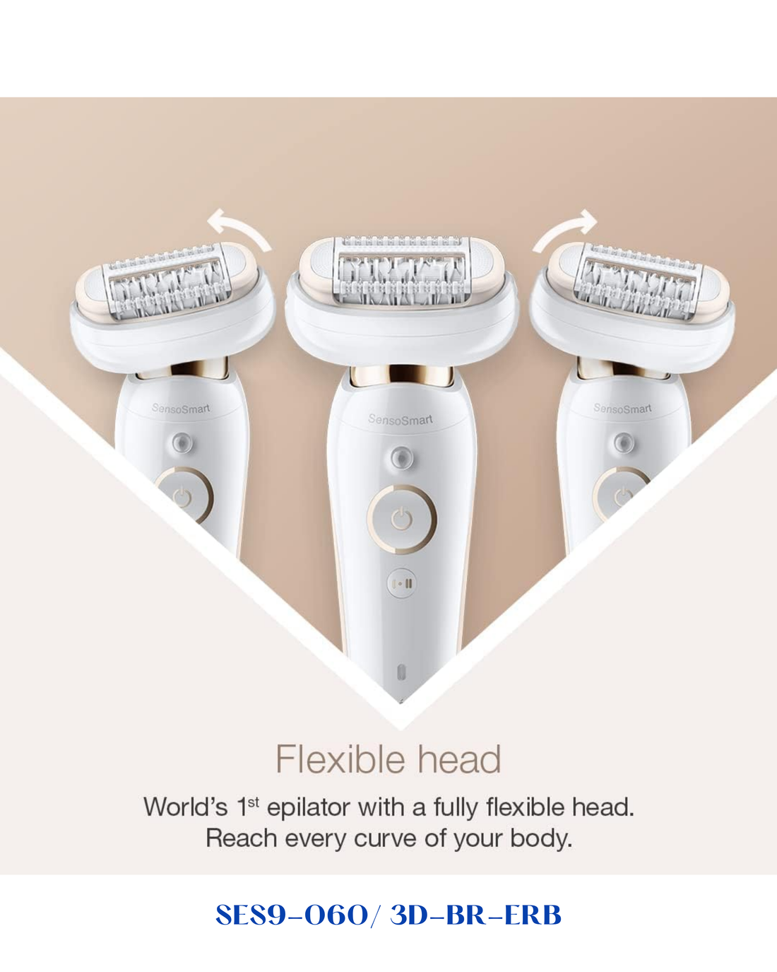 BRAUN SILK·ÉPIL 9 FLEX 3D EPILATOR WET & DRY