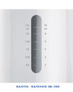 BRAUN BREAKFAST1 WATER KETTLE 2200W 1.7L