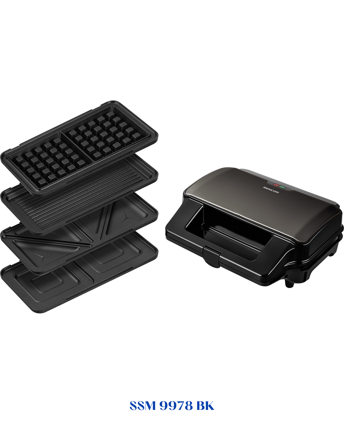 SENCOR SANDWICH MAKER MIT 4 PLATTEN