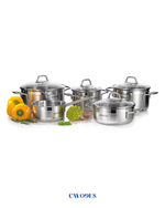 GORENJE COOKWARE SET CW09ES 5-PIECE STAINLESS STEEL