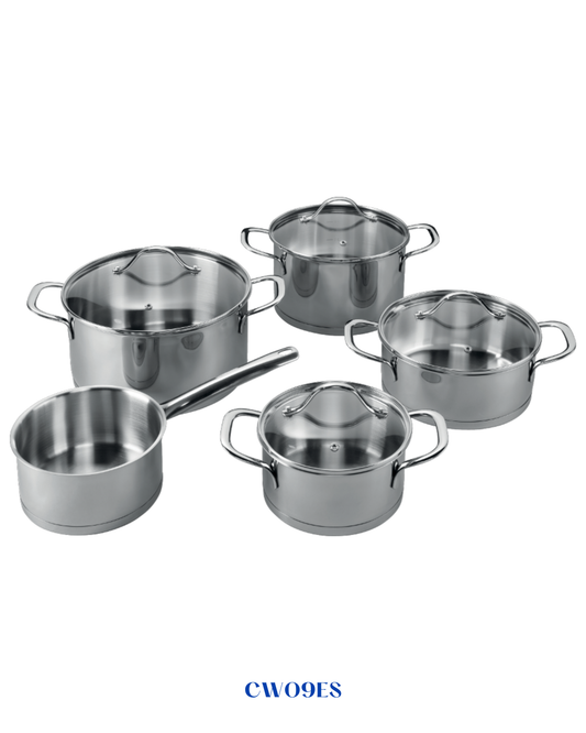 GORENJE COOKWARE SET CW09ES 5-PIECE STAINLESS STEEL