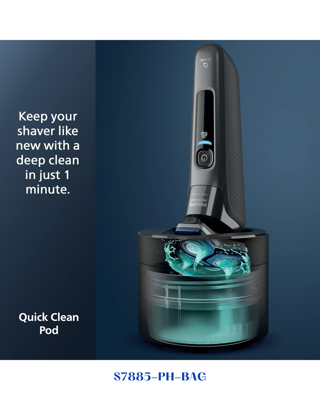PHILIPS NORELCO SHAVER SERIES 7000 WET & DRY