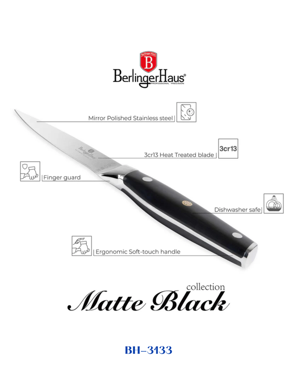BERLINGER HAUS STAINLESS STEEL PARING KNIFE 9CM