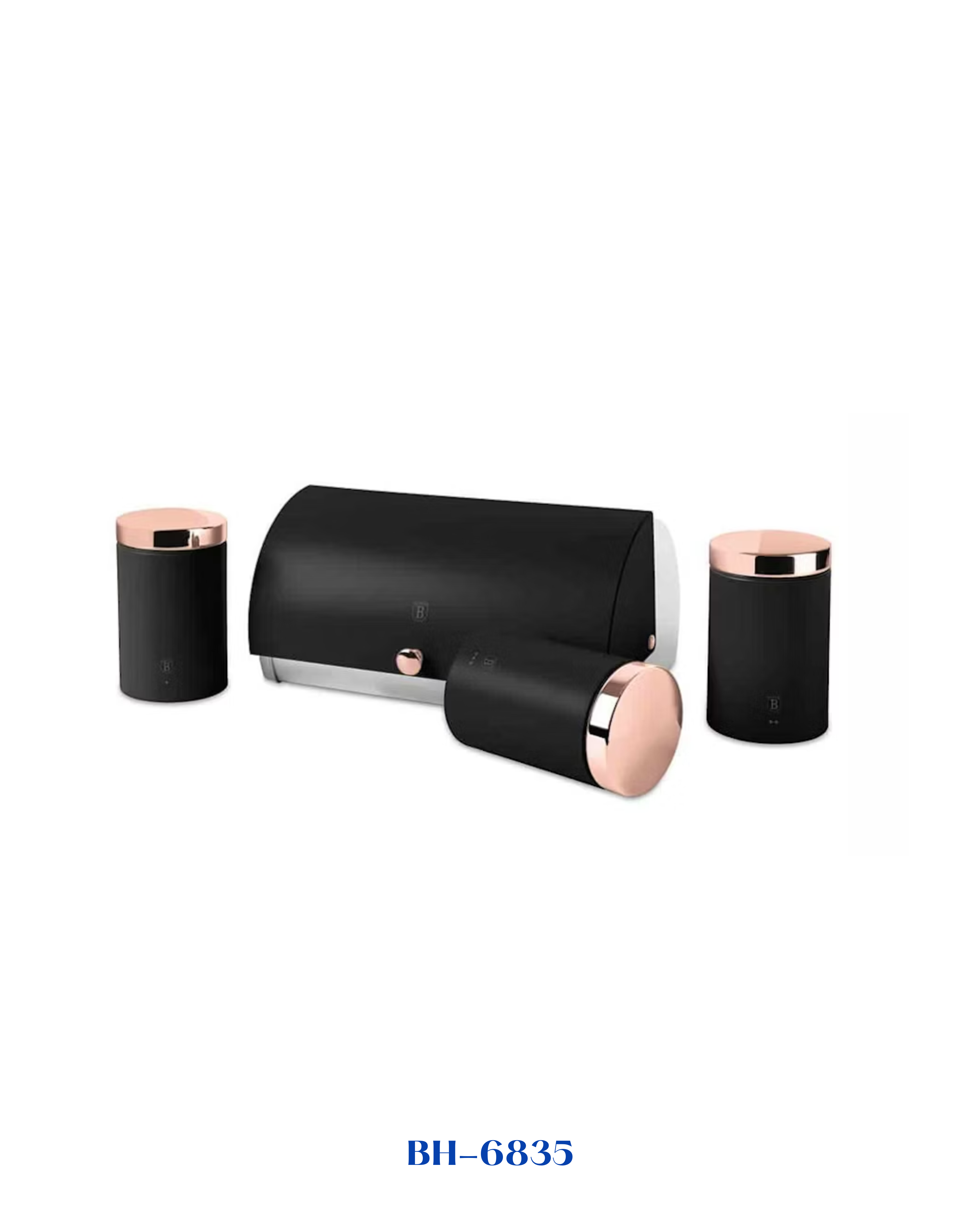 BERLINGER HAUS BREAD BIN AND KITCHEN CANISTER SET