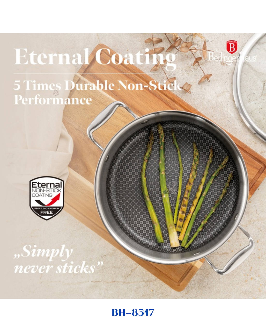 BERLINGER HAUS ETERNAL 6 PCS COOKWARE SET