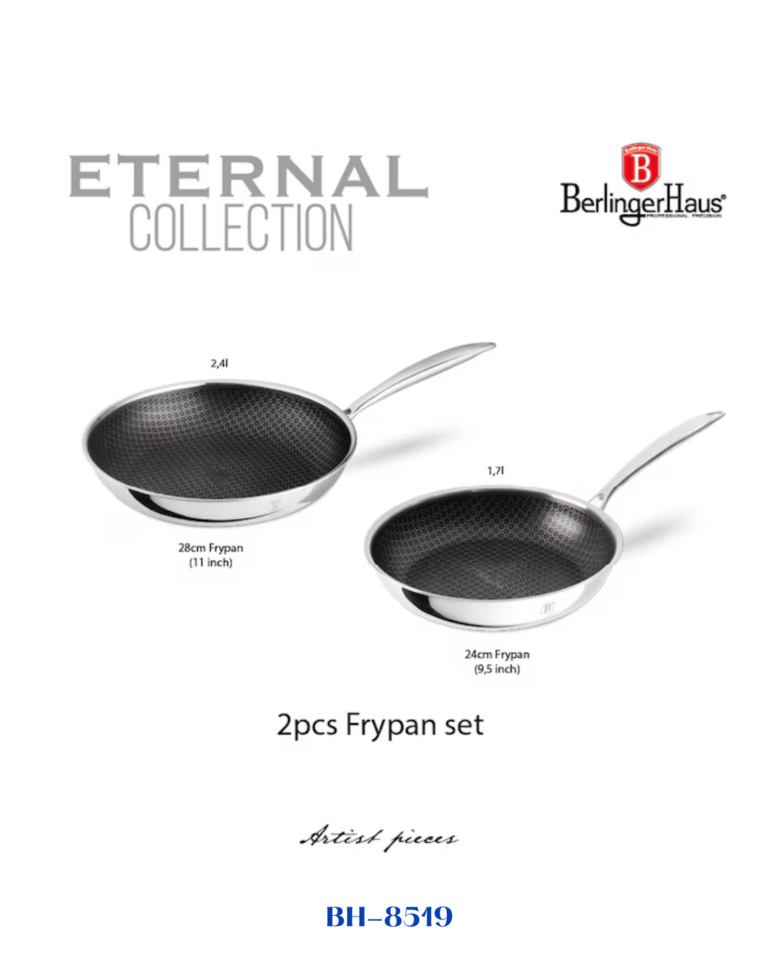 BERLINGER HAUS 2PIECE FRYPAN SET 24CM -28CM
