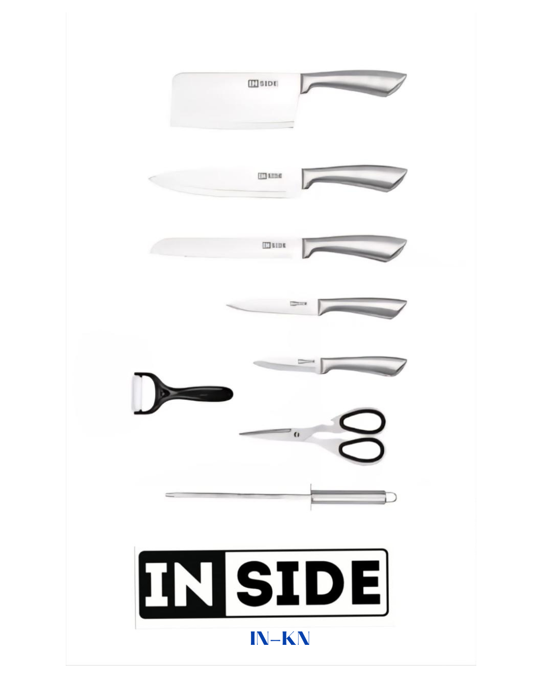INSIDE PREMIUM KNIFE SET WITH STAND 8 PCS