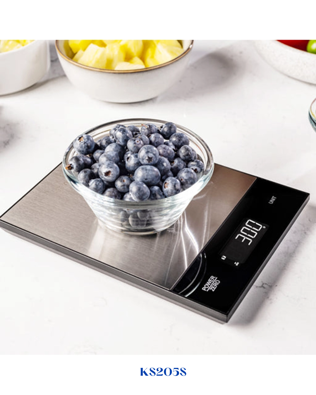 NUTRICOOK KITCHEN SCALE 2 5KG STAINLESS STEEL