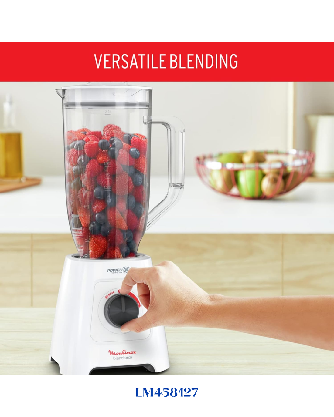 MOULINEX BLENDFORCE XXL BLENDER 600W 2.8L