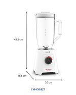 MOULINEX BLENDFORCE XXL BLENDER 600W 2.8L