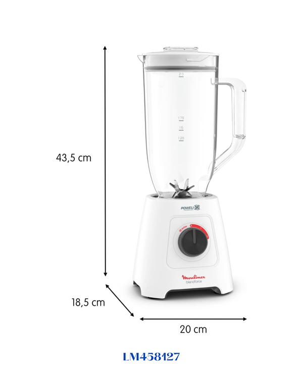 MOULINEX BLENDFORCE XXL BLENDER 600W 2.8L