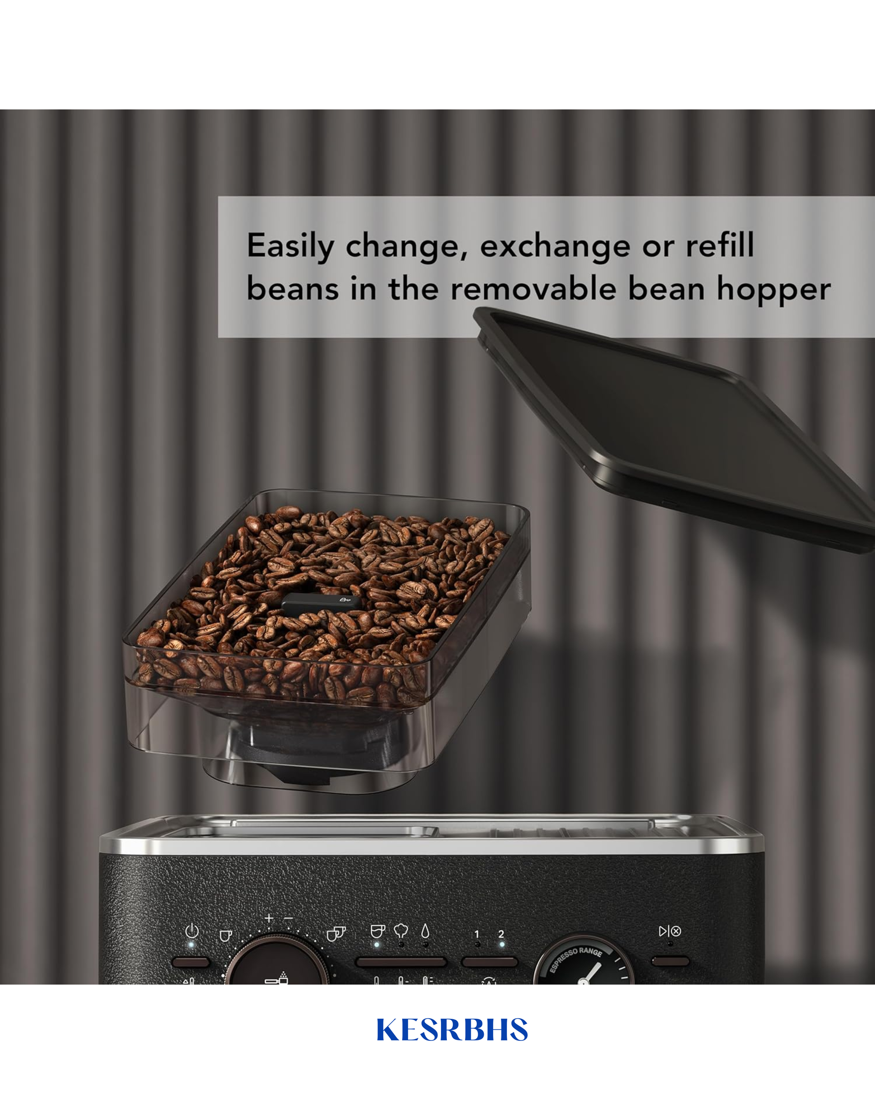 KITCHENAID BEAN HOPPER FOR SEMI AUTOMATIC ESPRESSO MACHINE