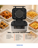 NUTRICOOK REVOLUTION 12-IN-1 GRILL, AIR FRYER & MULTICOOKER 1760W 8.5L