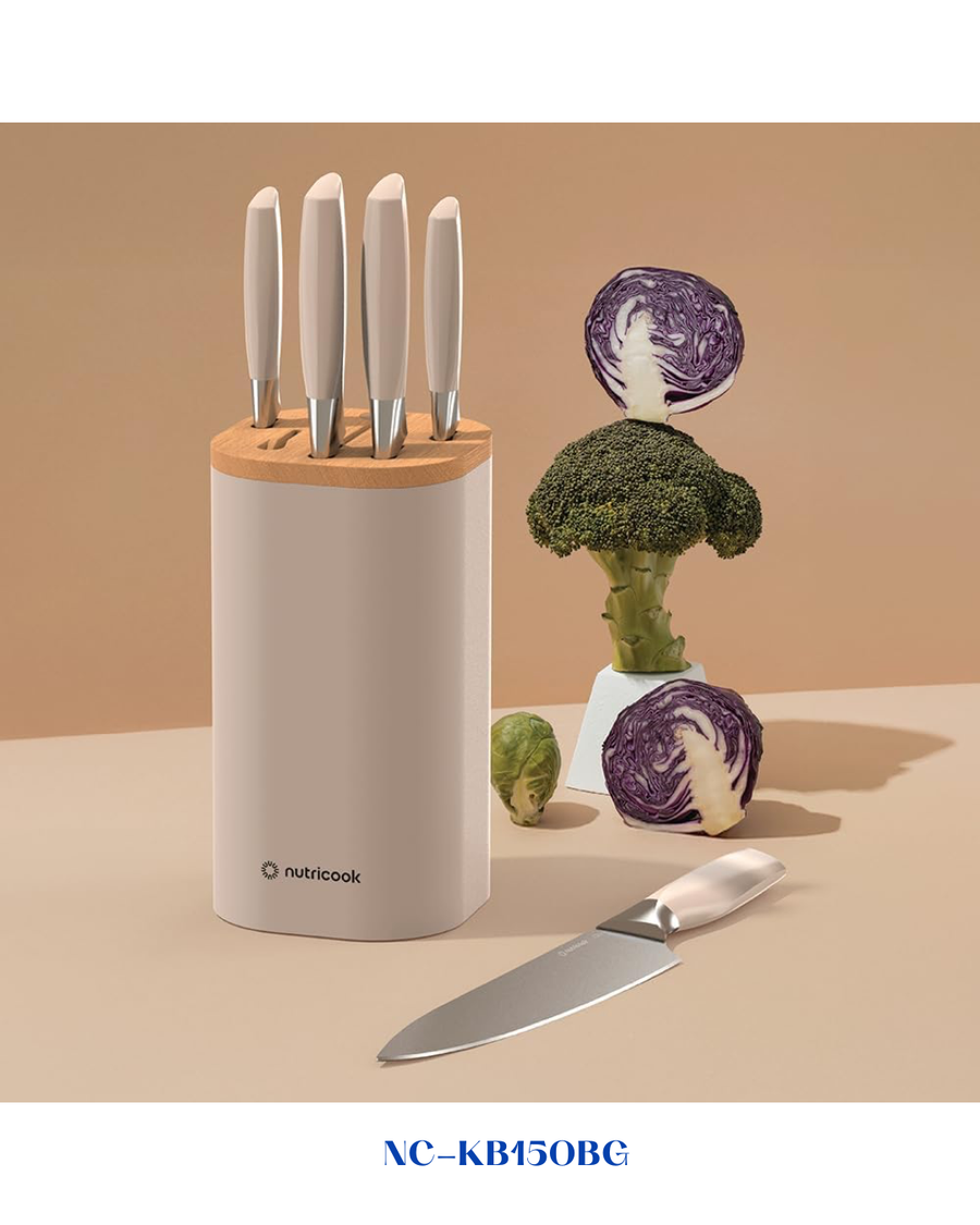 NUTRICOOK EVERYDAY KNIFE SET - BEIGE