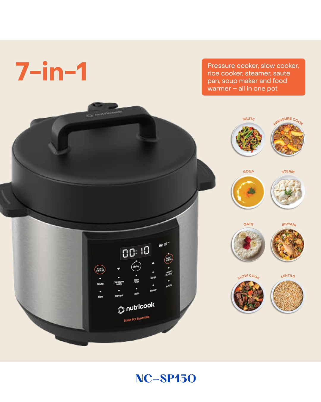 NUTRICOOK SMART POT ESSENTIALS 900W 4L