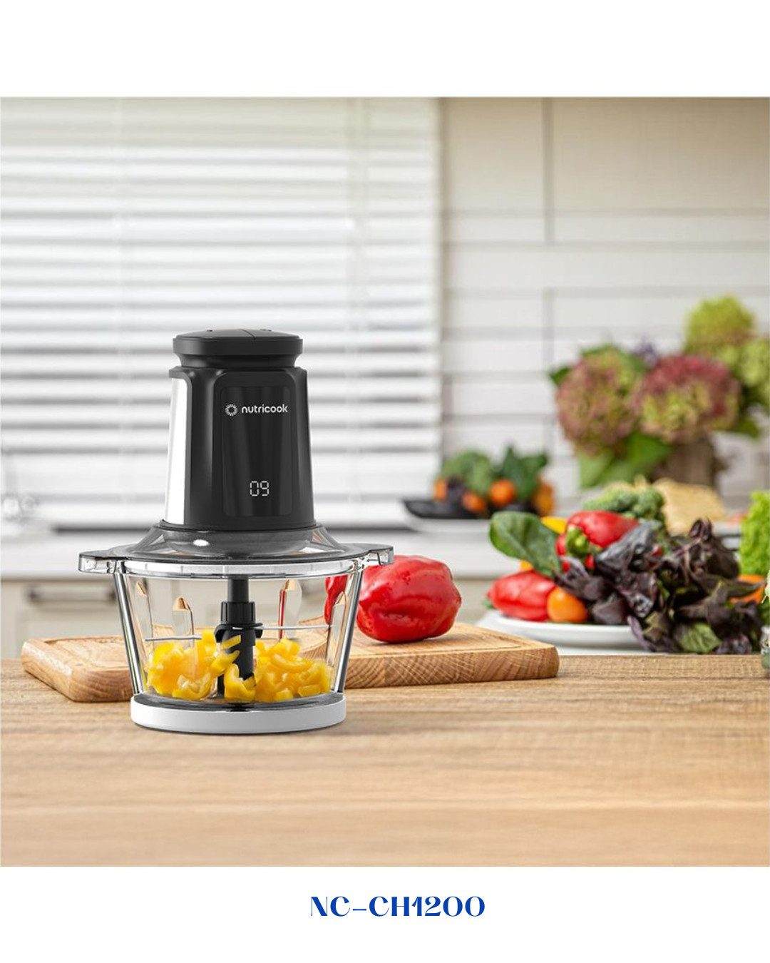 NUTRICOOK CHOPPI XL FOOD CHOPPER 500W 1.2L