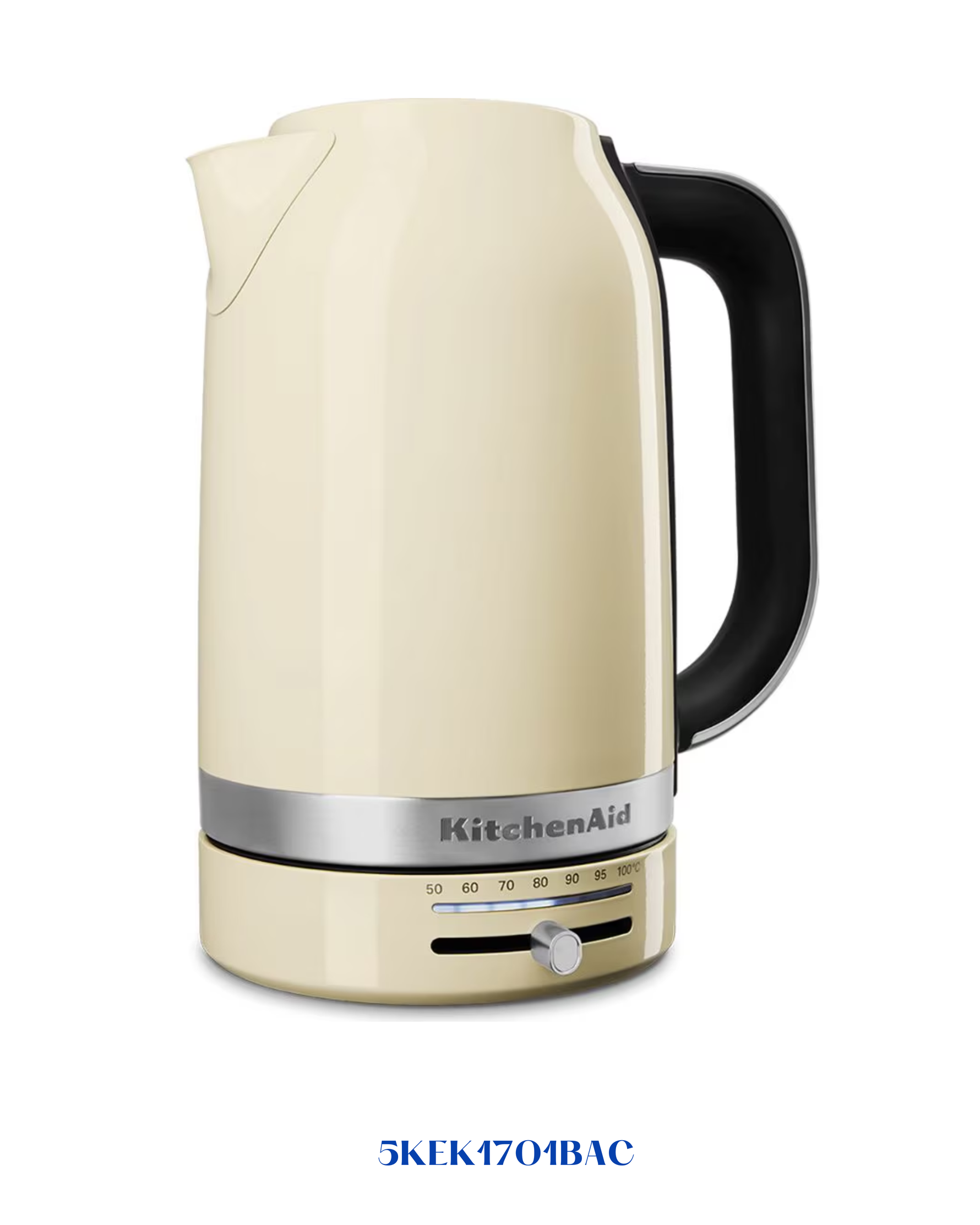 KitchenAid Variable Kettle 1.7L 3000W Almond Cream