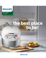 PHILIPS VIVA COLLECTION FUZZY LOGIC RICE COOKER 980W 1.8L