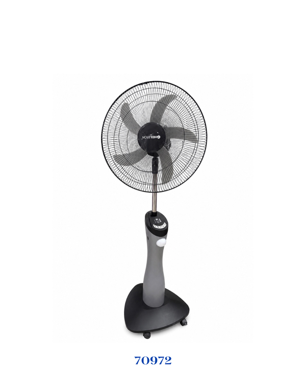 HELLBRON RECHARGEABLE PEDESTAL FAN 18 INCH